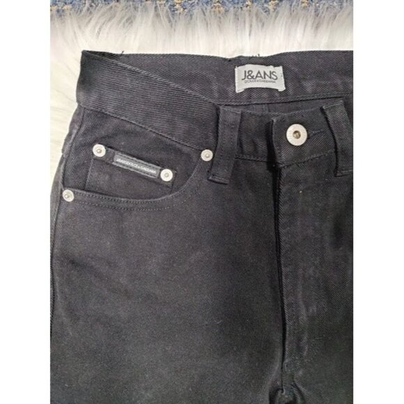 J&ANS Dolce&Gabbana Pants Black Denim High Rise Straight Leg Slim Fit 0/XS - Picture 9 of 11